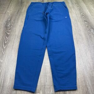 Mack Weldon Mens Coolant Blue Daily Wear Comfort Tapered Ace Sweatpants Size M